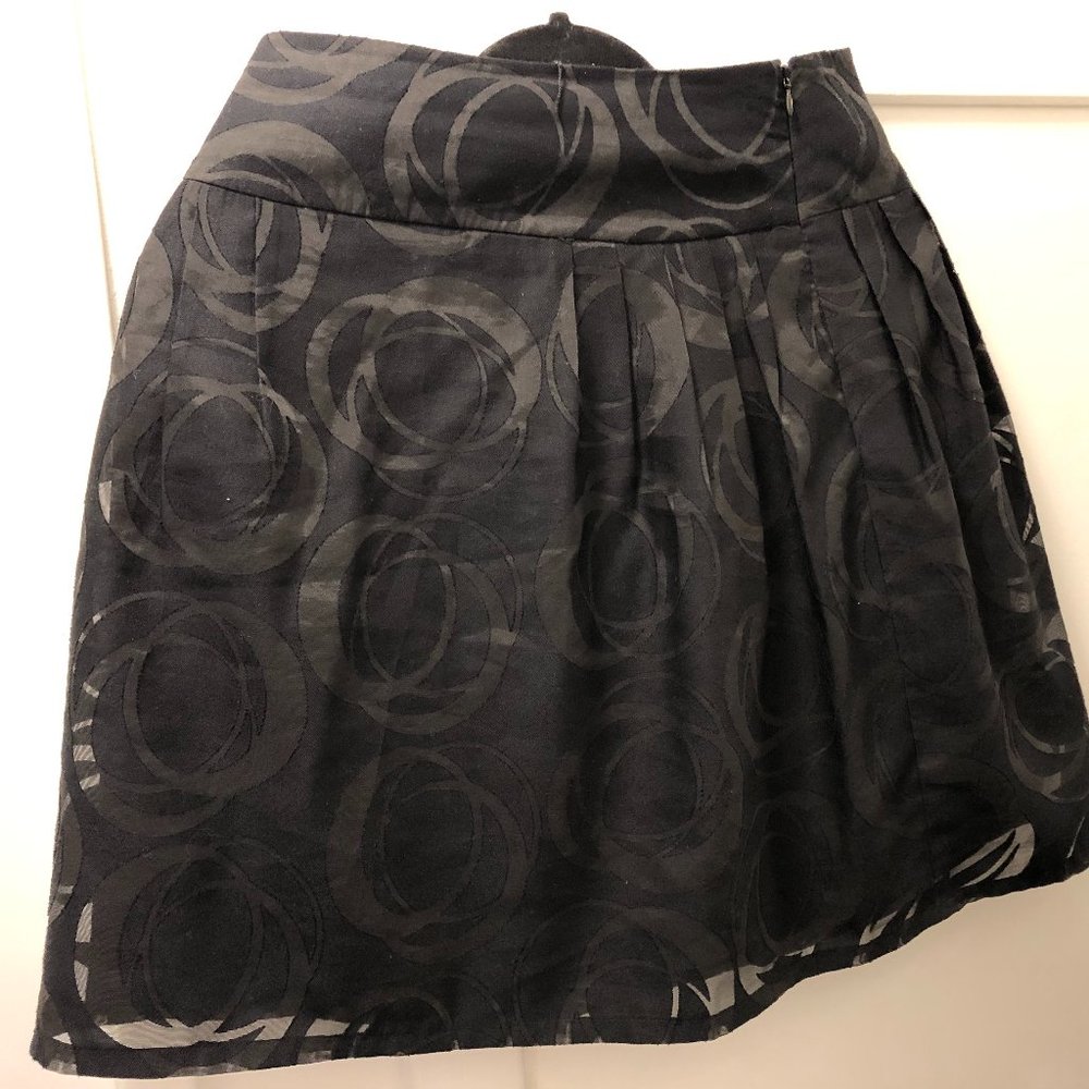 Black Swirl Skirt